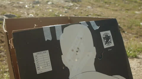 Paper target Stock-Footage 24437841