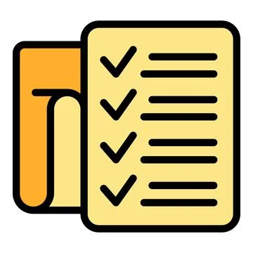 Paper task icon vector flat イラスト素材