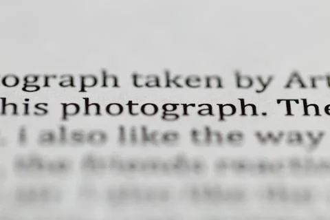 Paper with Text Stock Photos