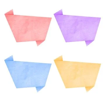Paper texture ,bubble talk tag on white background Illustrazione stock
