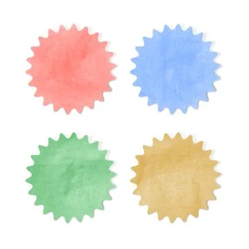 Paper texture ,bubble talk tag on white background Stock Illustration