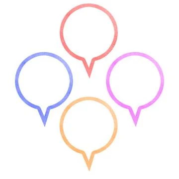 Paper texture ,bubble talk tag on white background 스톡 일러스트
