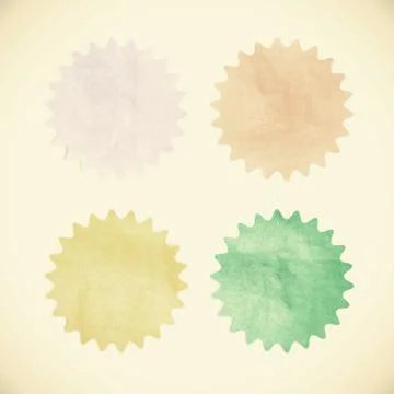 Paper texture ,bubble talk tag on vintage tone background Stock Illustration