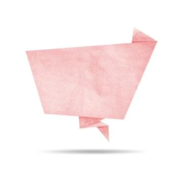 Paper texture ,talk tag on white background Illustrazione stock