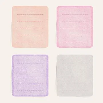 Paper texture ,Talk tag on white background Illustrazione stock