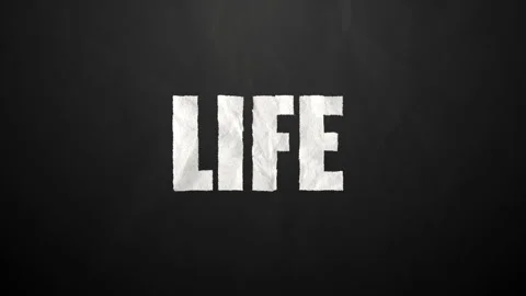 Paper Texture Text On Black Background Stock Footage 283902678