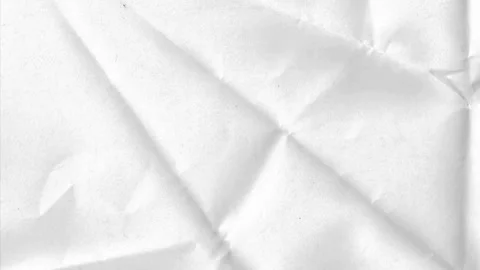 Paper textured, time lapse, crumpled, wrinkled, torn, animated, sheet, loop Stock-Footage 314619311