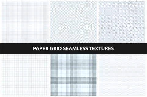 Paper textures. Seamless collection. Stock Illustration