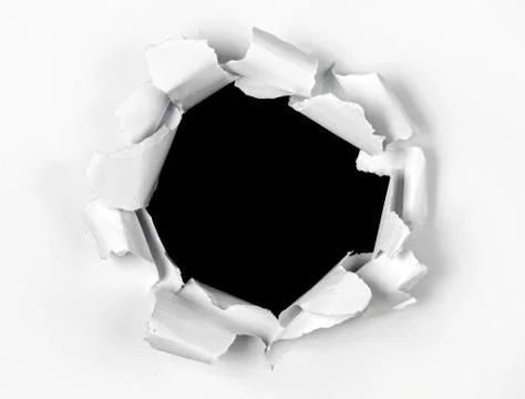 Paper torn Stock Illustration