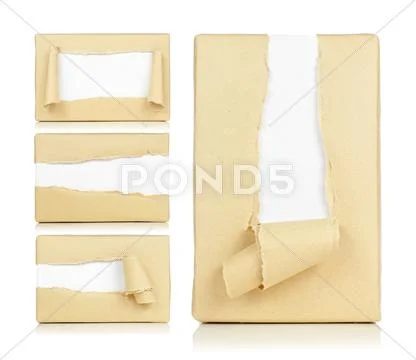 Paper torn Stock Photos