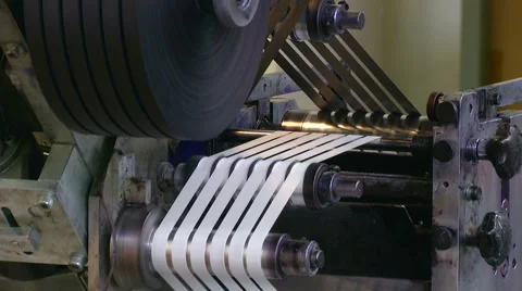 Paper tractor mechanism Stock Footage 68535933
