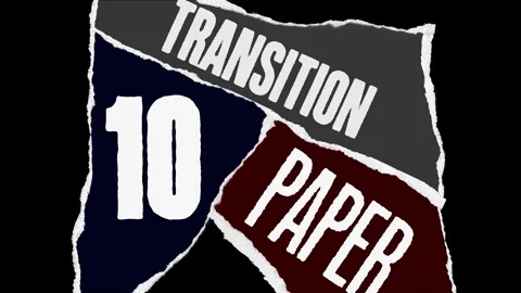 Paper Transition Stock After Effects
