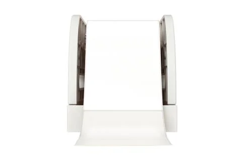 Paper tray, front view Stock Illustration