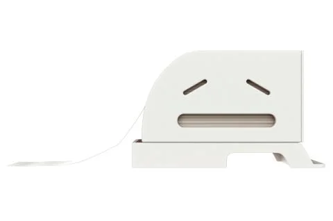 Paper tray, side view Stock Illustration