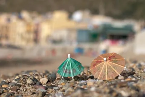 Paper umbrella Stock-Fotos