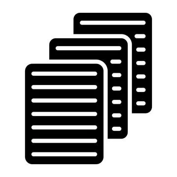 Paper Vector Icon Design Illustration Illustrazione stock