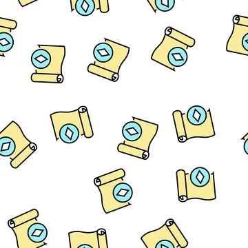 Paper wallpaper vector seamless pattern Stock Illustration