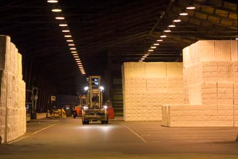 Paper warehouse Stock Photos