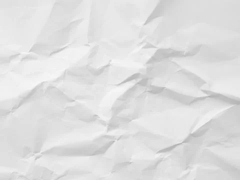 Paper White Crumpled Background Old Vintage Letter Grey Wrinkle Sheet Illustrazione stock