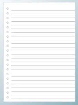 Paper White sheet Realistic. vector background Illustrazione stock