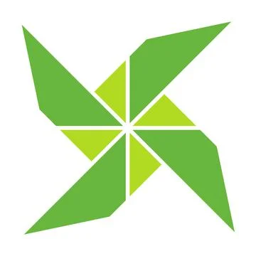 Paper windmill icon vector  for graphic design, logo, website, social media, Stock Illustration