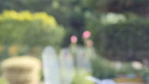 Paper on a window with an information message Stock Footage 93260235