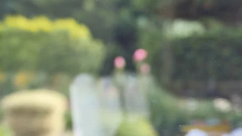 Paper on a window with an information message Video stock 93286301