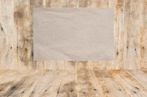 Paper on wood texture with natural patterns Stock Illustration