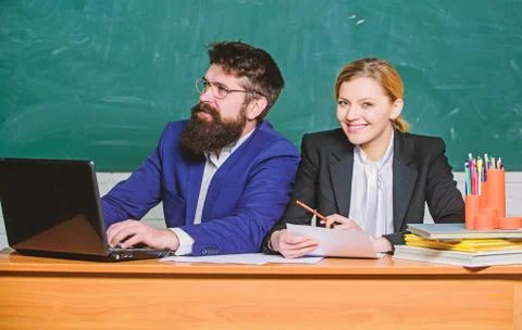 Paper work. office life. back to school. formal education. businessman and happy Stock Photos