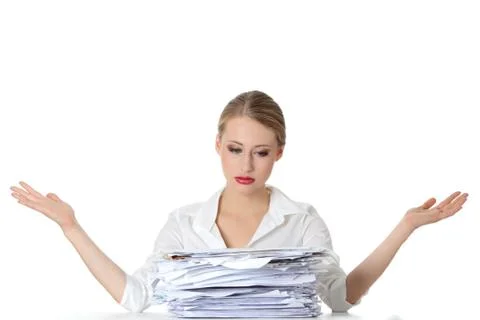 Paper work Stock Photos