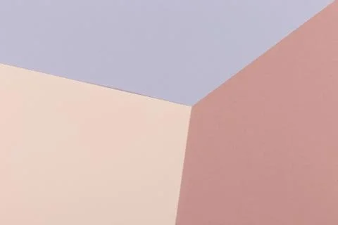 Paper yellow, gray, brown empty background, geometrically located. Color blan Stock Illustration