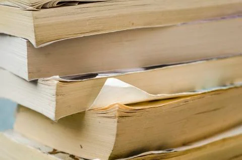 Paperback Books Stock Photos