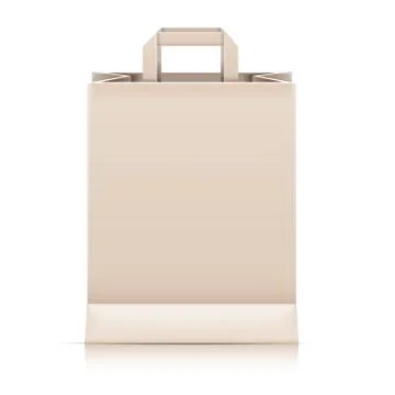 Paperbag Packaging Template Stock Illustration