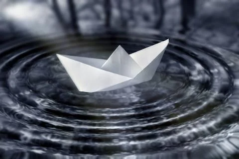 Paperboat Stock Illustration