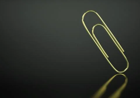 Paperclip Stock Illustration