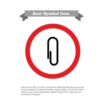 Paperclip Stock Illustration