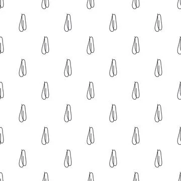 Paperclip pattern design creating seamless background illustration Stock Illustration