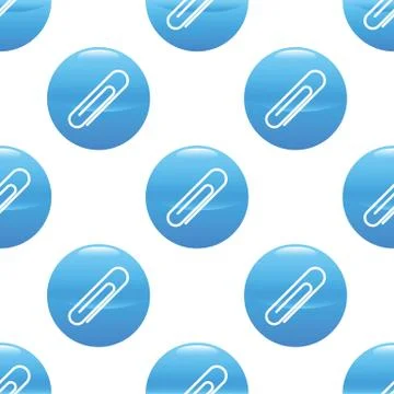 Paperclip sign pattern Ilustración de archivo