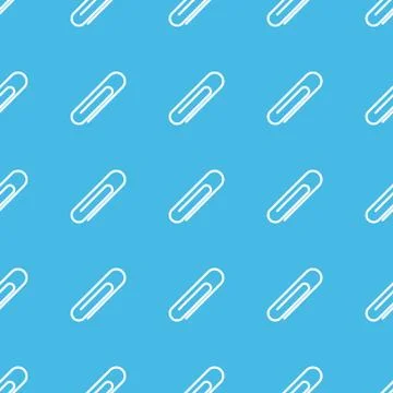 Paperclip straight pattern Ilustración de archivo