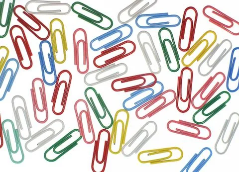 Paperclips 2 스톡 사진