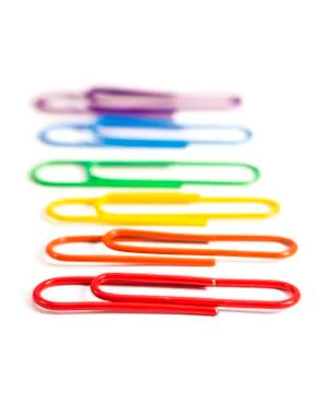 Paperclips 스톡 사진
