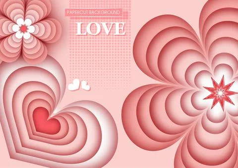 Papercut background vector EPS10 illustration 003 Stock Illustration