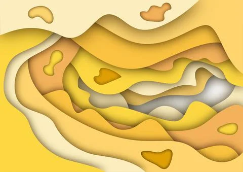 Papercut background vector EPS10 illustration 004 Illustrazione stock