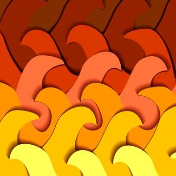Papercut color background. Multi layers effect texture. Vector illustration Stock Illustration