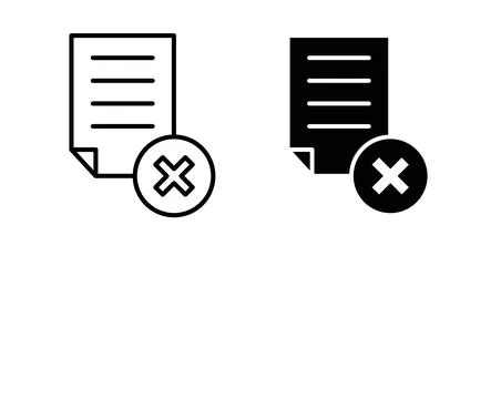 Paperless icon set modern line and solid style collection. Stockillustratie