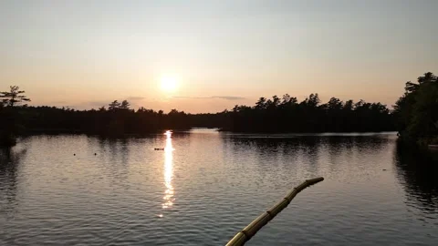 Papermill Sunset Stock Footage 342952736