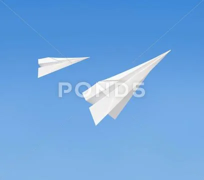 Paperplanes Stock Illustration