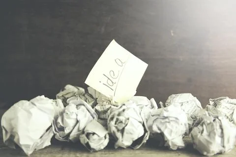 Papers and idea Stock Photos