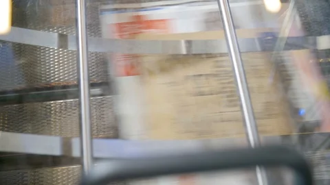 Papers In Factory Being Distributed Vídeo Stock 127036456