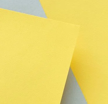 Papers geometry template mock up Color of the year 2021 illuminating and ultimat 스톡 사진